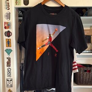 Black Air Jordan Graphic T-Shirt